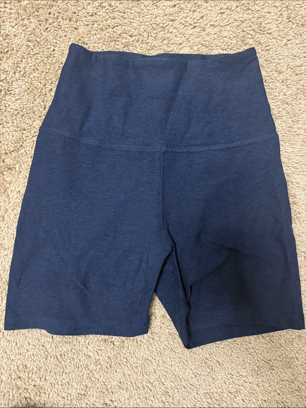 Beyond Yoga High-Rise Bike Shorts - Navy Blue
